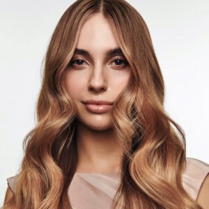 Rose Gold Glass Hair