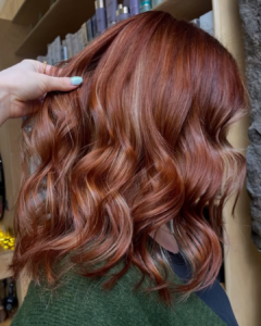 auburn spring hair colours Edinburgh